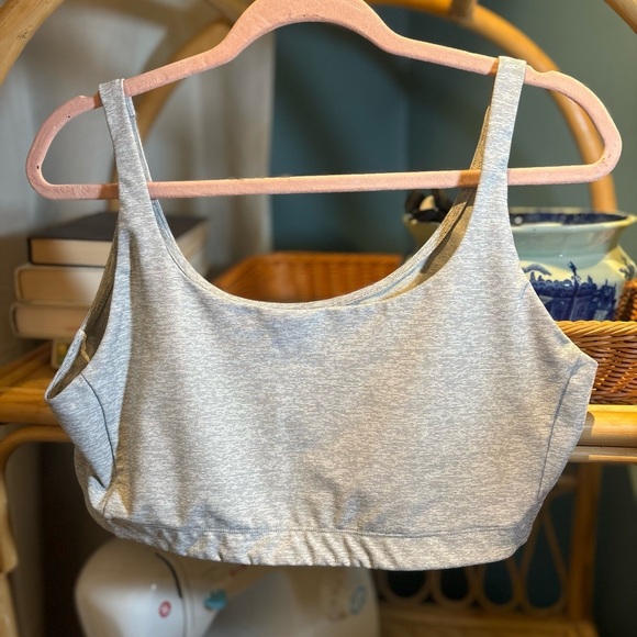 Outdoor Voices Double Time Bra in Dove - Picture 2 of 7